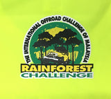 RAINFOREST CHALLENGE DRY FIT T-SHIRT - HI VISIBILITY YELLOW - RFC -  2XL