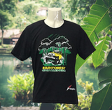 RAINFOREST CHALLENGE DRY FIT T-SHIRT - RFC - M BLK ROUND NECK MICROFIBER T-SHIRT