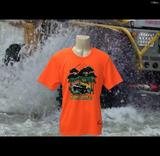 RAINFOREST CHALLENGE DRY FIT T-SHIRT - HI VISIBILITY ORANGE - RFC-M
