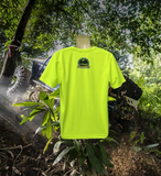 RAINFOREST CHALLENGE DRY FIT T-SHIRT - HI VISIBILITY YELLOW - RFC -  2XL