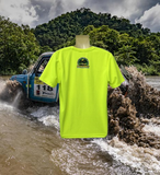 RAINFOREST CHALLENGE DRY FIT T-SHIRT - HI VISIBILITY YELLOW - RFC -  2XL