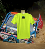 RAINFOREST CHALLENGE DRY FIT T-SHIRT - HI VISIBILITY YELLOW - RFC -  2XL