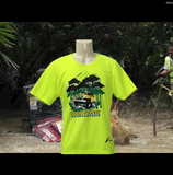 RAINFOREST CHALLENGE DRY FIT T-SHIRT - HI VISIBILITY YELLOW - RFC -  2XL