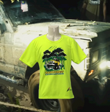RAINFOREST CHALLENGE DRY FIT T-SHIRT - HI VISIBILITY YELLOW - RFC -  2XL