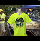 RAINFOREST CHALLENGE DRY FIT T-SHIRT - HI VISIBILITY YELLOW - RFC -  2XL