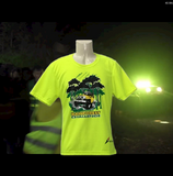 RAINFOREST CHALLENGE DRY FIT T-SHIRT - HI VISIBILITY YELLOW - RFC -  2XL