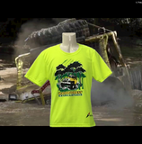 RAINFOREST CHALLENGE DRY FIT T-SHIRT - HI VISIBILITY YELLOW - RFC -  2XL