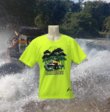 RAINFOREST CHALLENGE DRY FIT T-SHIRT - HI VISIBILITY YELLOW - RFC -  2XL