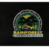 RAINFOREST CHALLENGE DRY FIT T-SHIRT - RFC - 3XL BLACK ROUND NECK MICROFIBER T-SHIRT