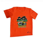 RAINFOREST CHALLENGE DRY FIT T-SHIRT - HI VISIBILITY ORANGE - RFC-L