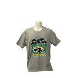 RFC S GREY ROUND NECK MICROFIBER T-SHIRT