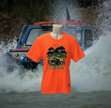 RAINFOREST CHALLENGE DRY FIT T-SHIRT - HI VISIBILITY ORANGE - RFC-M
