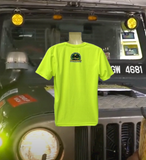RFC-L HI VISIBILITY YELLOW ROUND NECK MICROFIBER