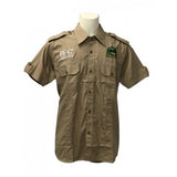 RFCF 2XL 19-01 KHAKI F1 SHIRT - RainForest Challenge Shirt