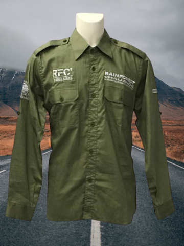 RFCF S 19-03 GREEN F1 SHIRT - RainForest Challenge Shirt