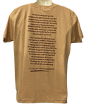 RFCR M 19-02 KHAKI RFC TEE / T-shirt - RainForest Challenge Edition