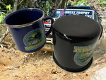 RFC  - BLACK ENAMEL MUG - RainForest Challenge Mug