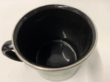 RFC  - BLACK ENAMEL MUG - RainForest Challenge Mug