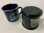 RFC  - BLACK ENAMEL MUG - RainForest Challenge Mug