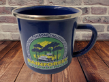 RFC BLUE ENAMEL MUG - RainForest Challenge Drinking Mug