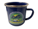 RFC BLUE ENAMEL MUG - RainForest Challenge Drinking Mug