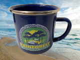 RFC BLUE ENAMEL MUG - RainForest Challenge Drinking Mug