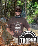 RFT - 2XL CHARCOAL COTTON T-SHIRT 2019 LTD RAINFOREST TROPHY